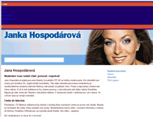 Tablet Screenshot of hospodarova.com